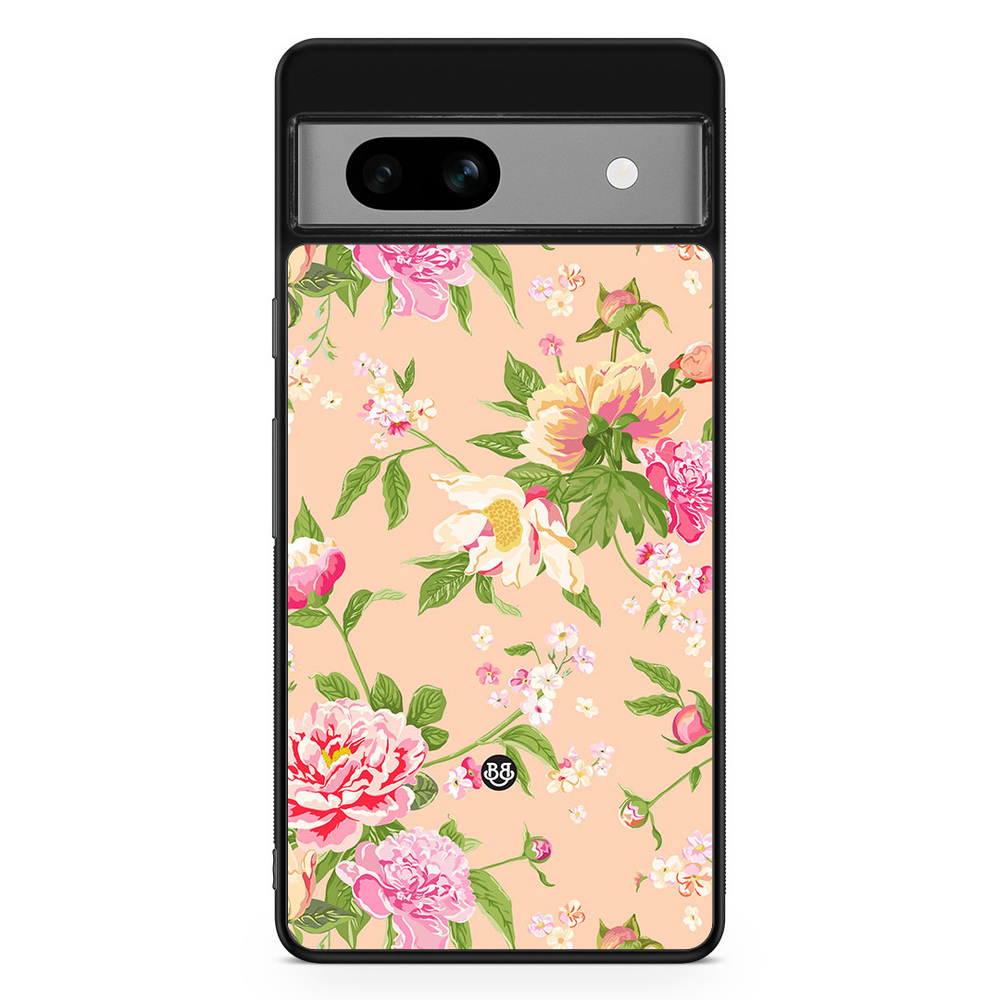 Google Pixel 7a Case - Peony Flowers