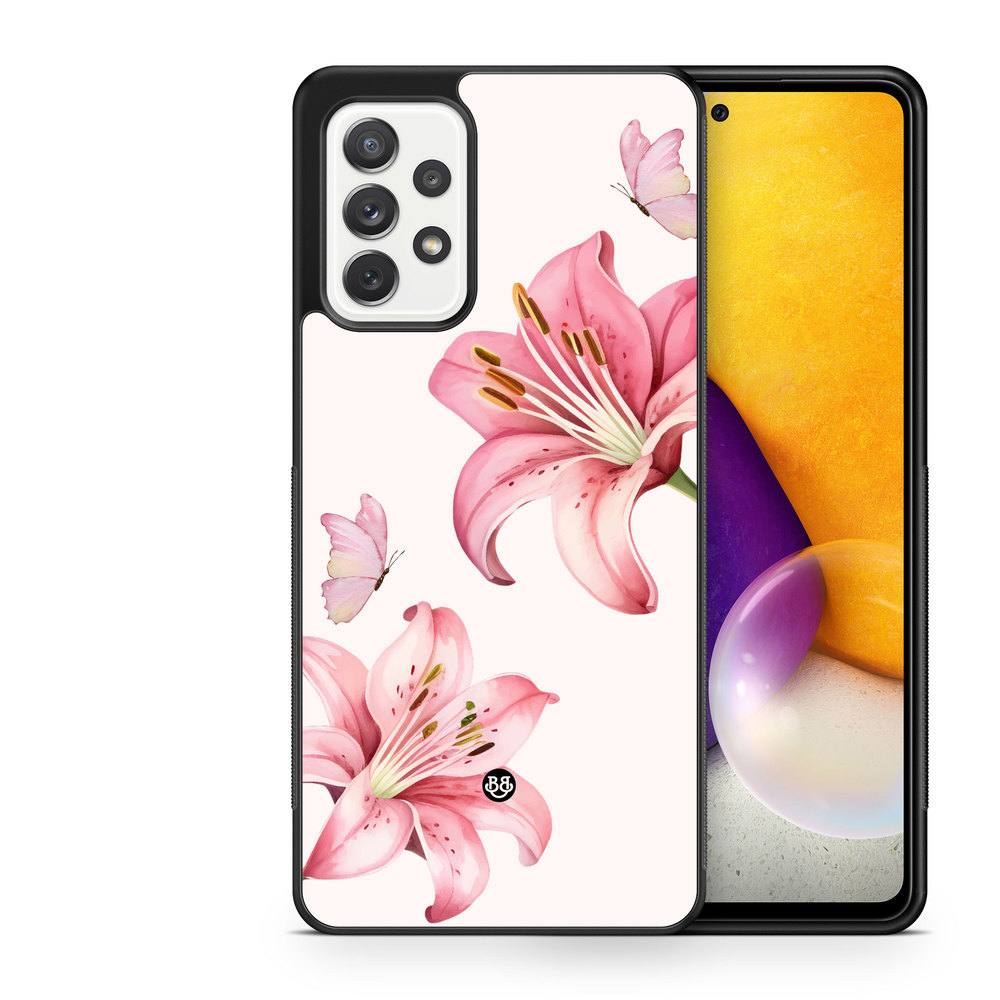 Samsung Galaxy A52/A52s 5G Case - WILD BLOOM - Pink Lily