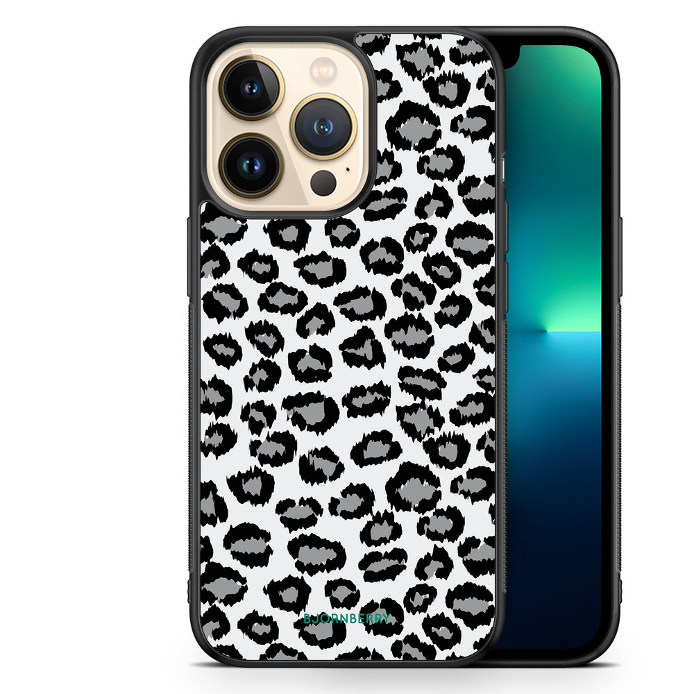 iPhone 13 Pro Case - Gray Leopard