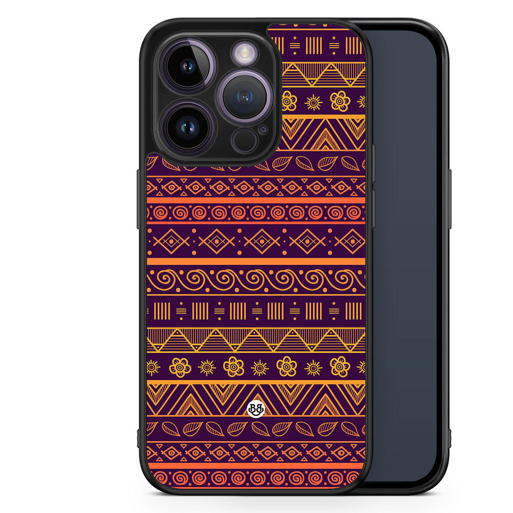 iPhone 14 Pro Case - Tribal Pattern