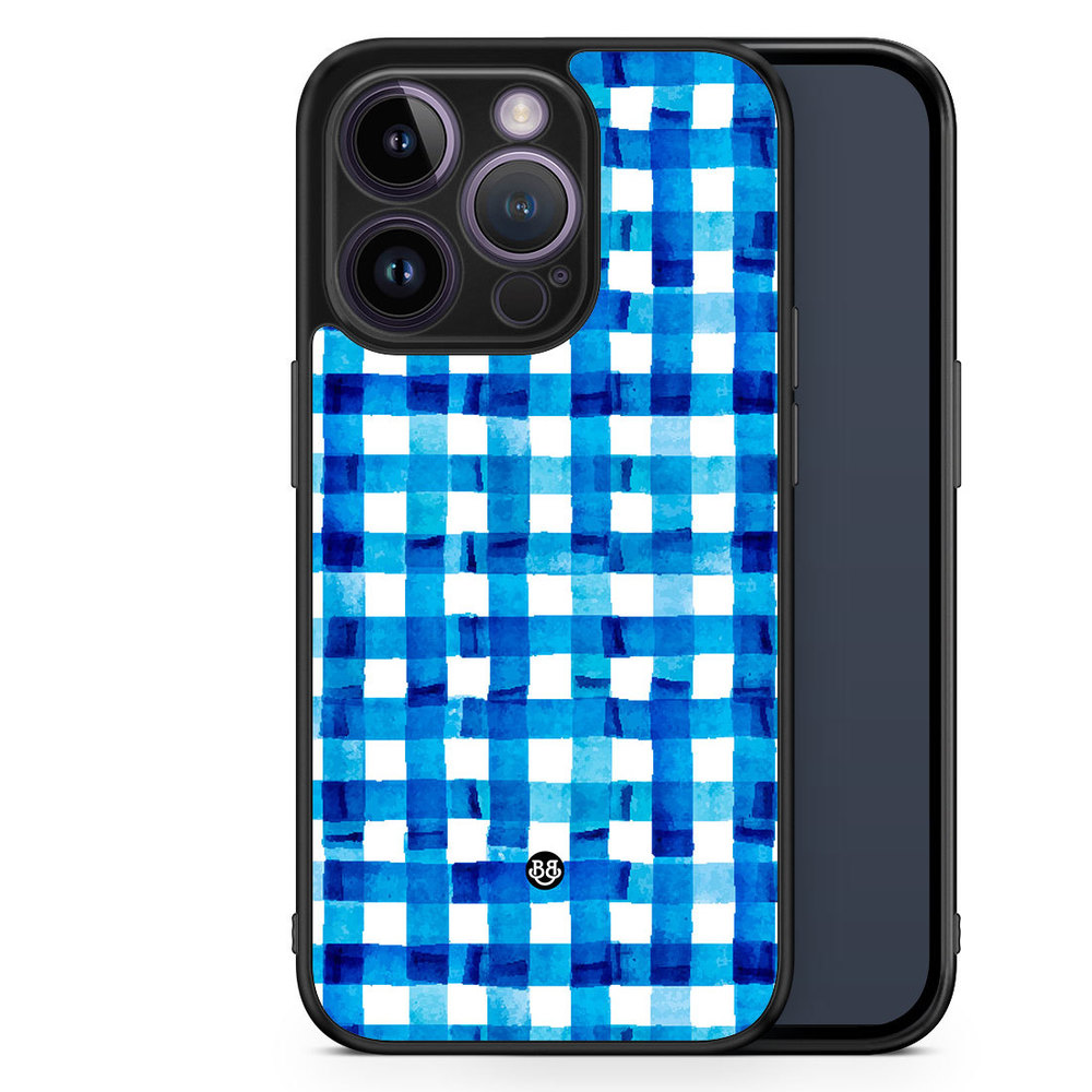 iPhone 14 Pro Case - Blue Stripes