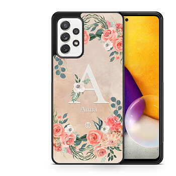 Samsung Galaxy A52/A52s 5G Custom Case - Monogram Sand
