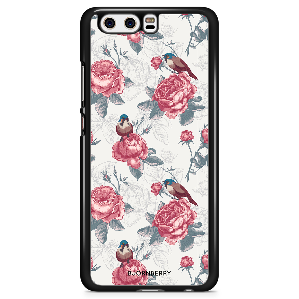 Huawei P10 Plus Case - Roses and Birds