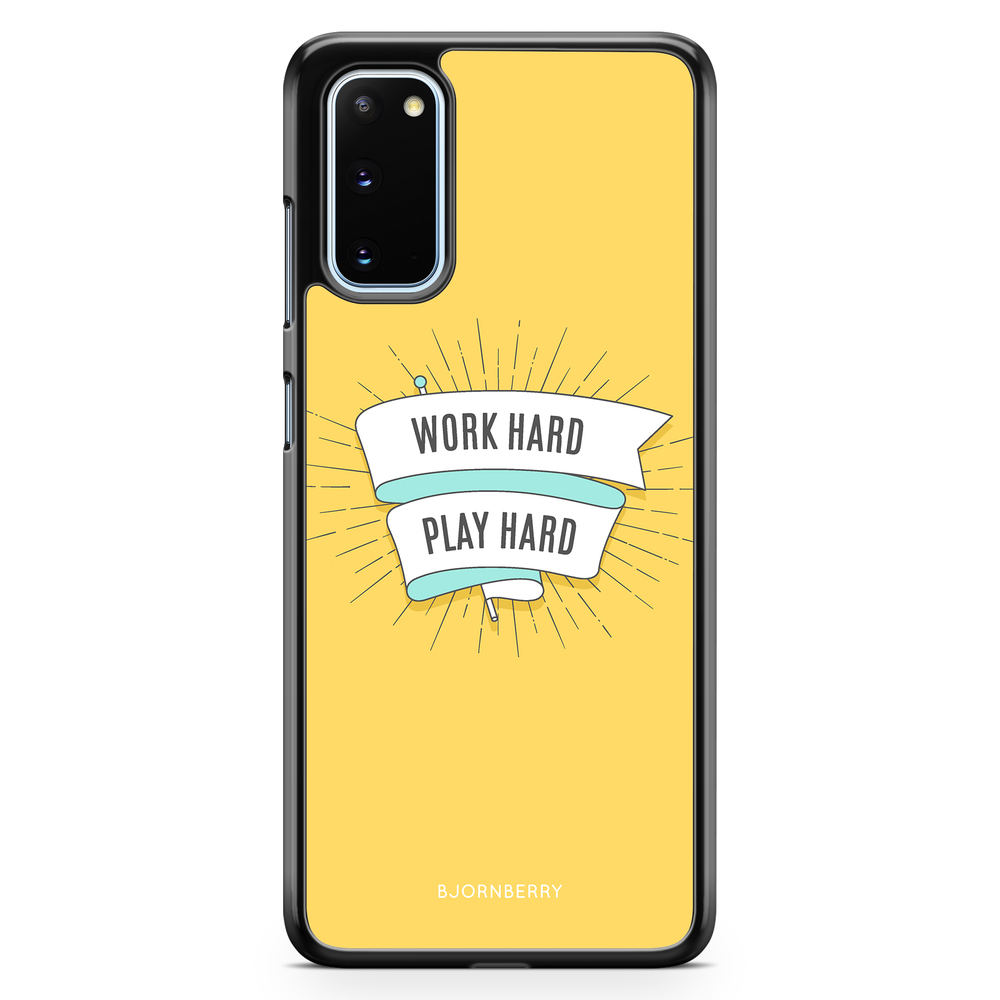 Samsung Galaxy S20 Case - Work hard play hard