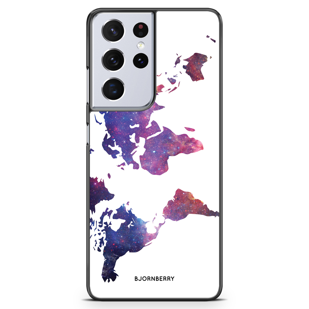 Samsung Galaxy S21 Ultra Case - World Map Space