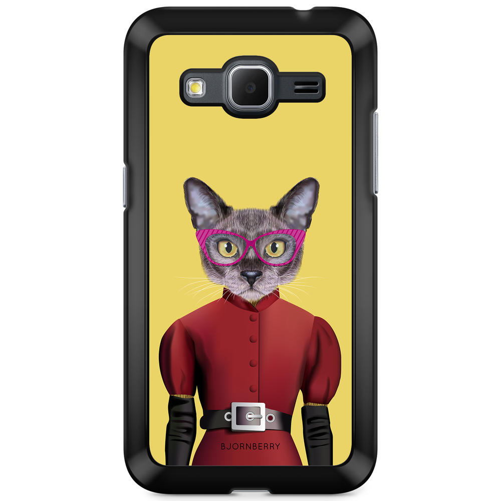 Samsung Galaxy Core Prime Case - Hipster Cat