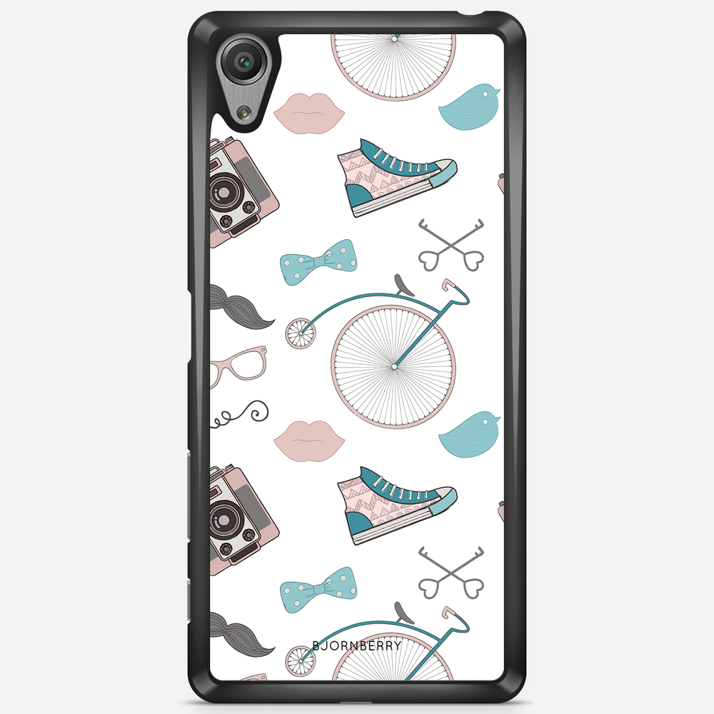 Sony Xperia X Performance Case - Hipster Pattern