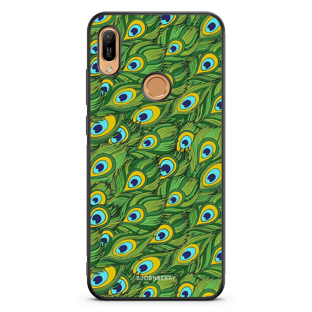 Huawei Y6 2019 Case - Peacock Pattern