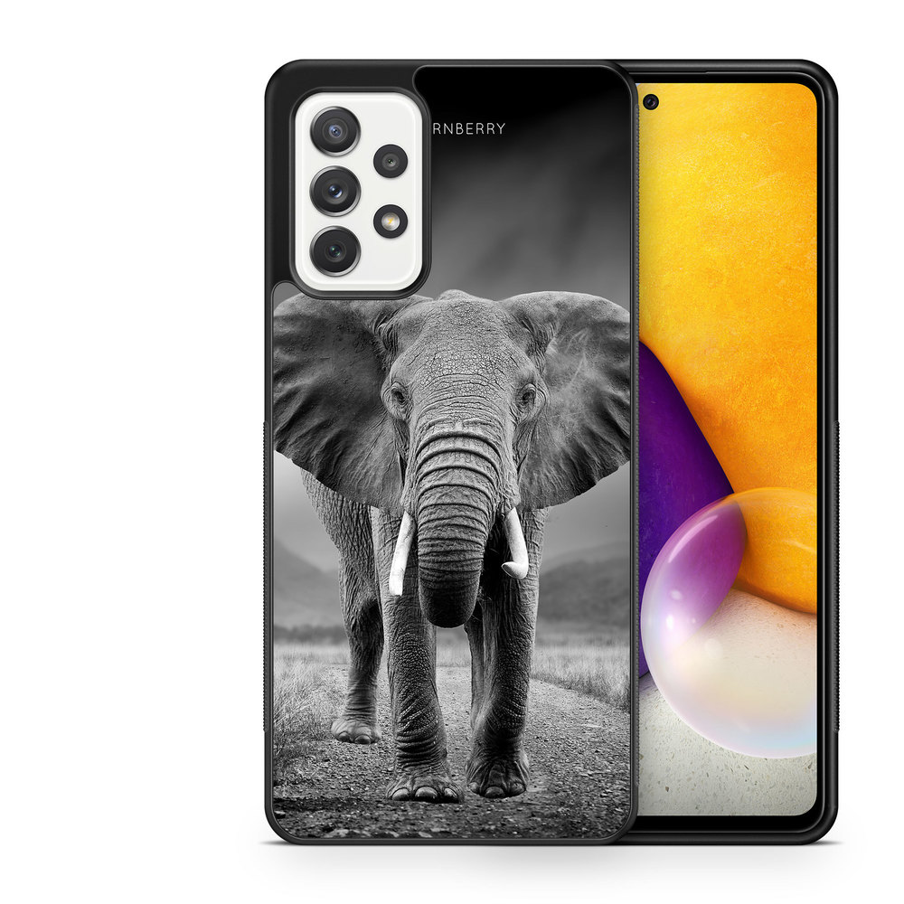 Samsung Galaxy A52/A52s 5G Case - Black/White Elephant