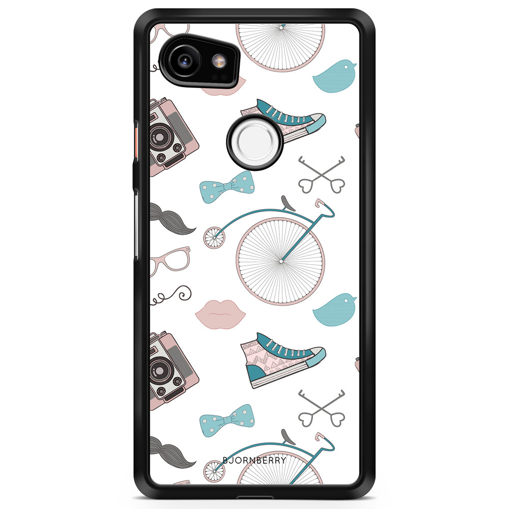 Google Pixel 2 XL Case - Hipster Pattern