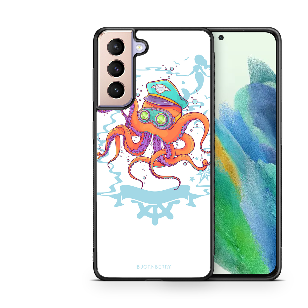 Samsung Galaxy S21 FE 5G Case - Captain Octopus