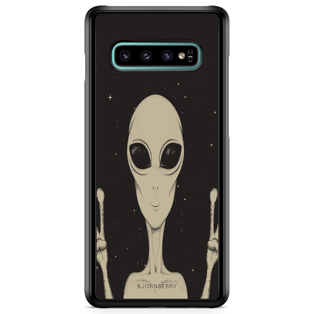 Samsung Galaxy S10 Plus Case - Peace Alien