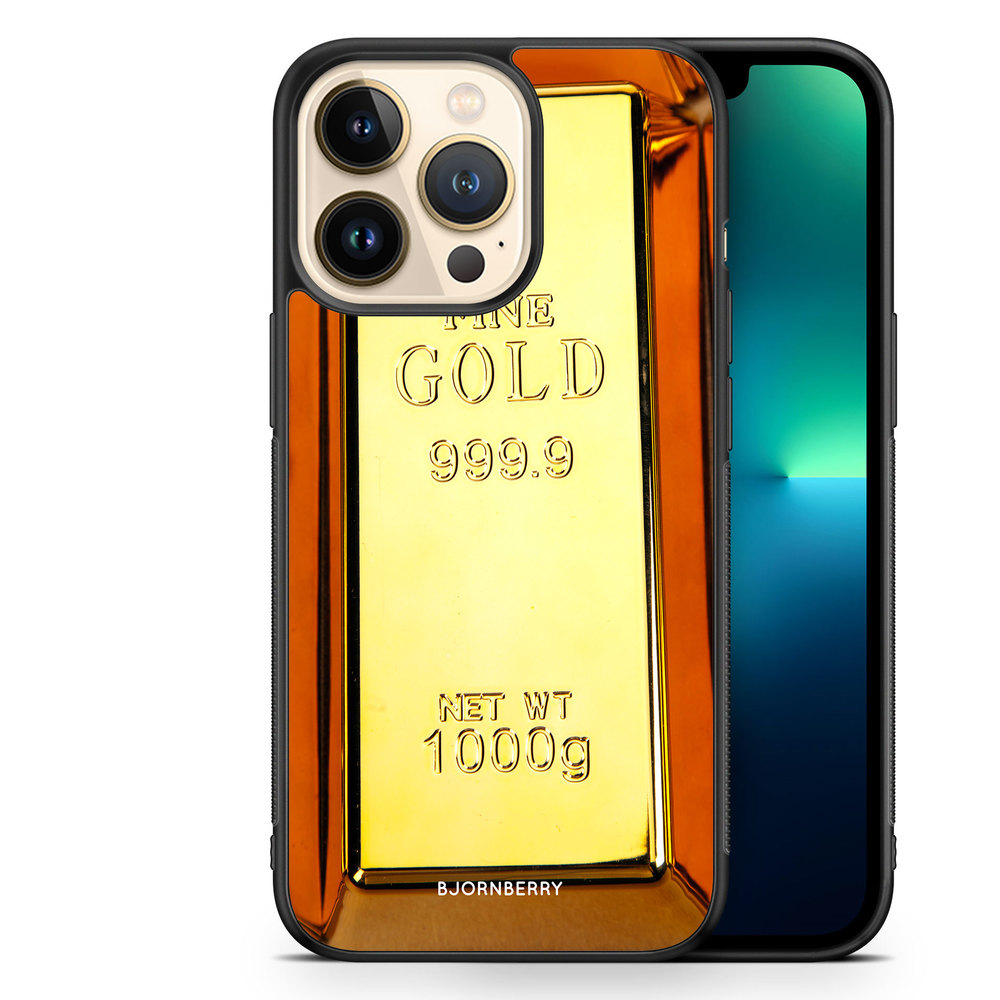 iPhone 13 Pro Case - Gold Brick