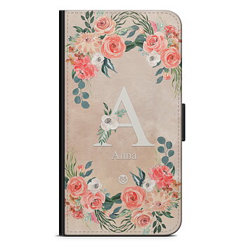 Samsung Galaxy S23 Plus Custom Wallet Case - Monogram Sand
