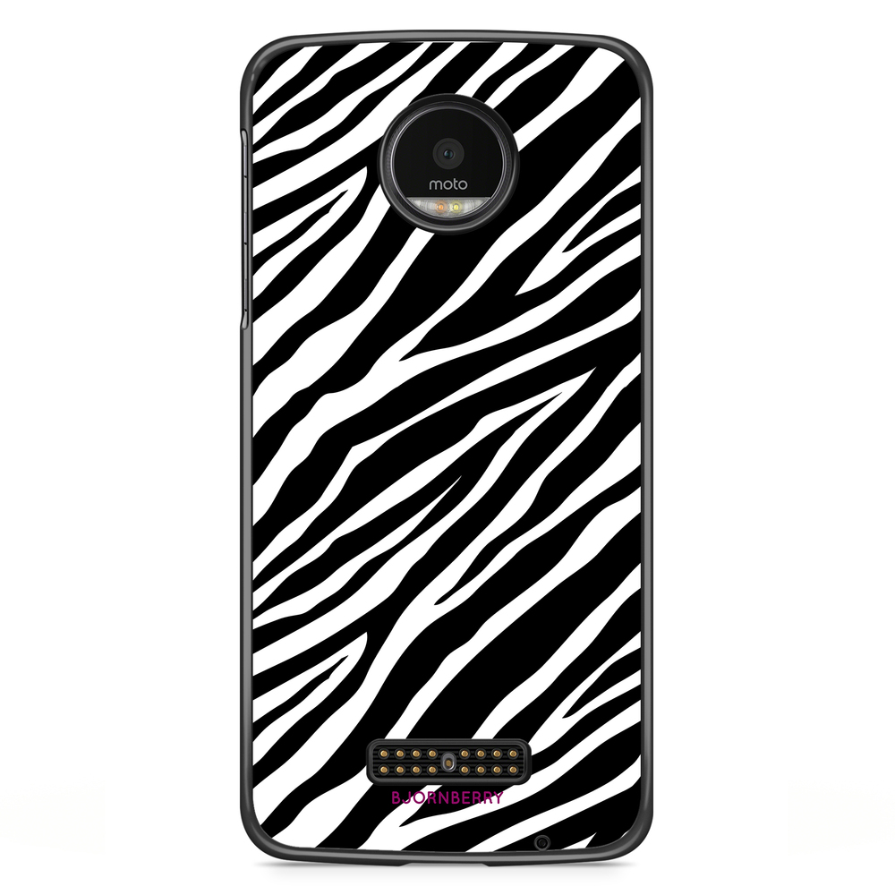 Moto Z2 Play Case - Zebra