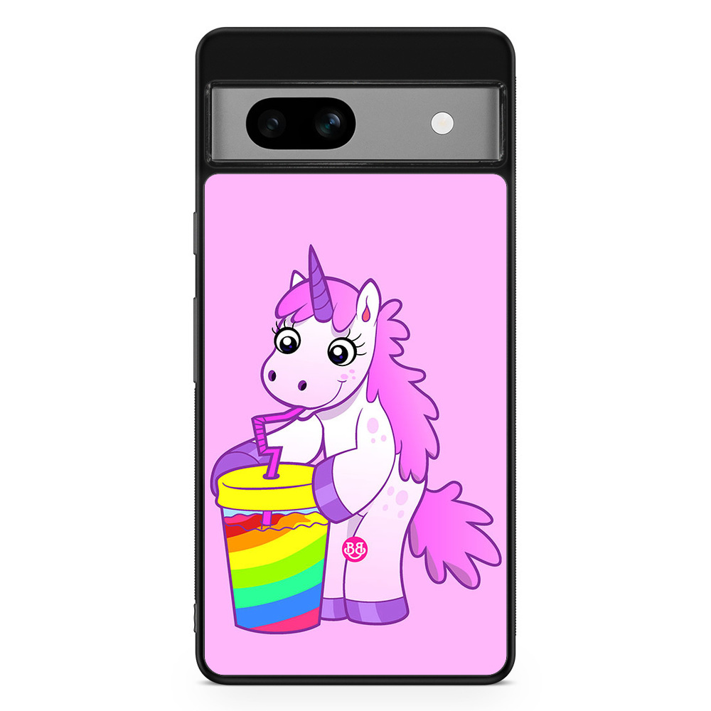 Google Pixel 7a Case - Drinking Unicorn