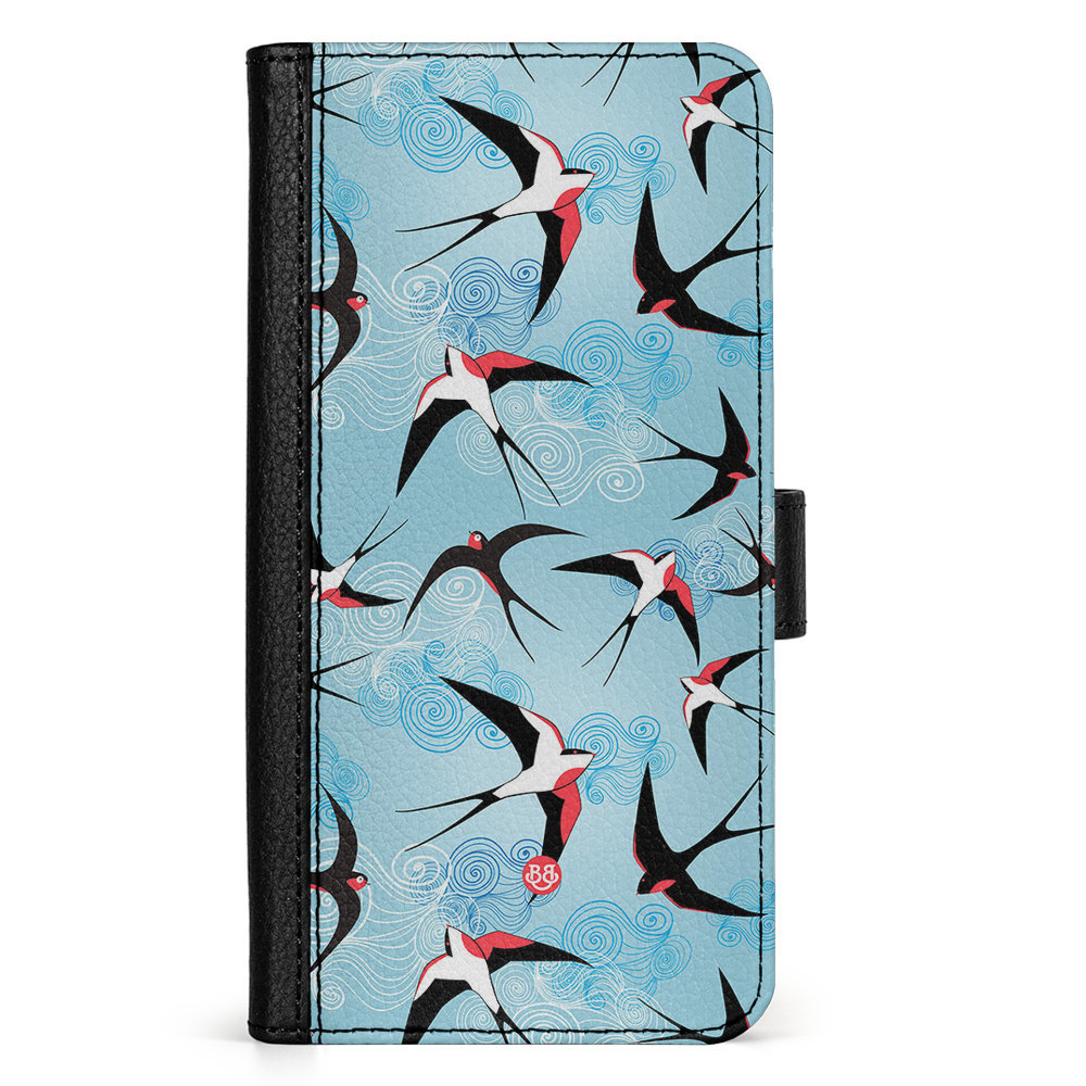 Doro 8050 Wallet Case - Swallows