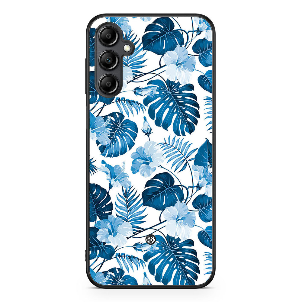 Samsung Galaxy A14 4G/5G Case - Blue Flowers