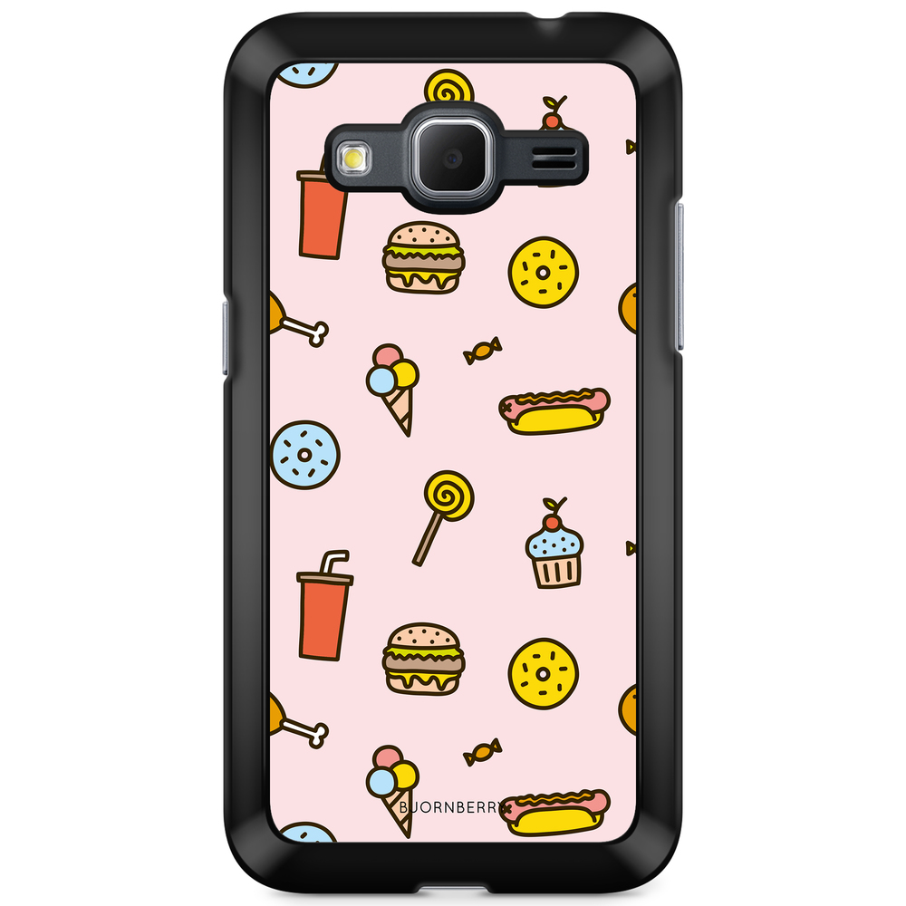 Samsung Galaxy Core Prime Case - Junk Food Pattern