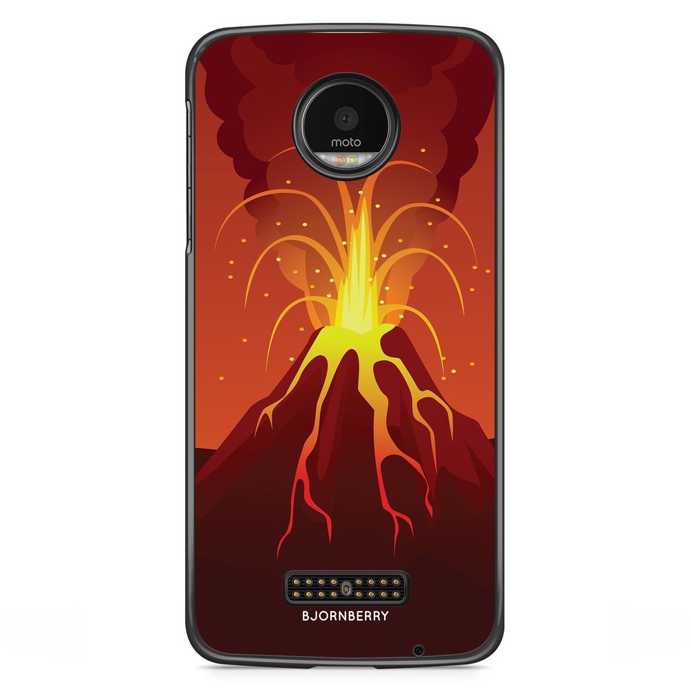 Moto Z2 Play Case - Cartoon Vulcano