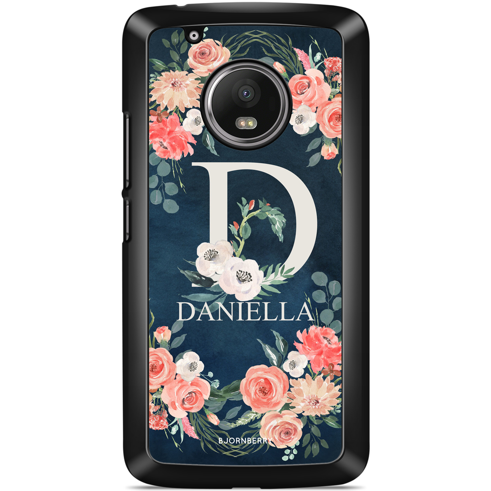 Moto G5 Case Custom - Monogram Name