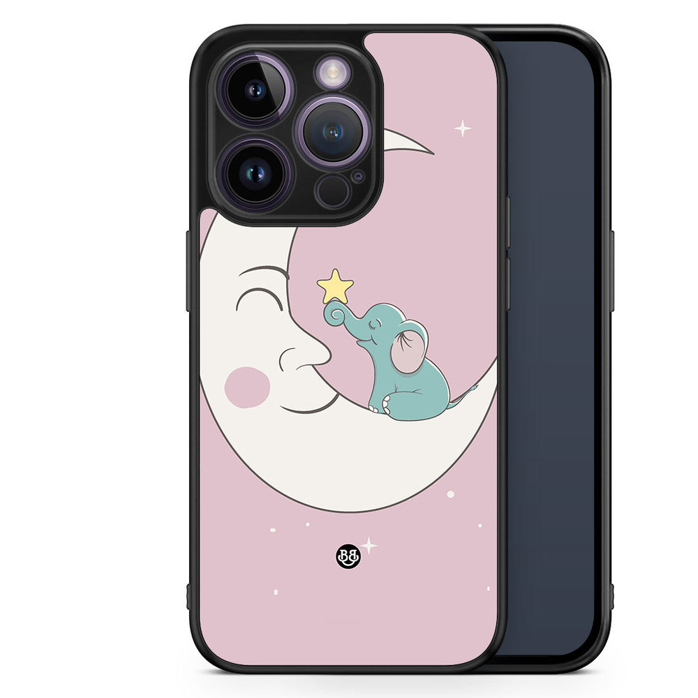 iPhone 14 Pro Case - Elephant Moon
