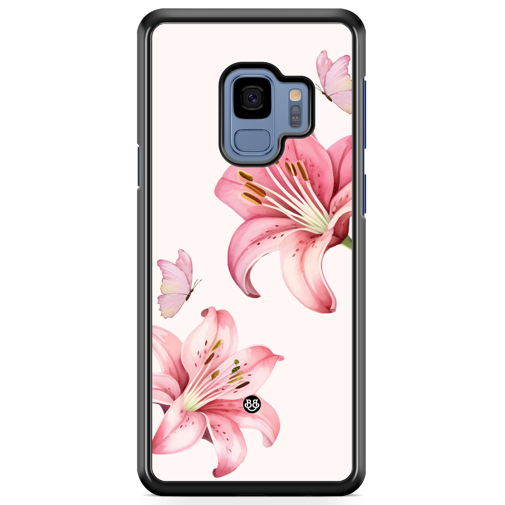 Samsung Galaxy S9 Case - WILD BLOOM - Pink Lily