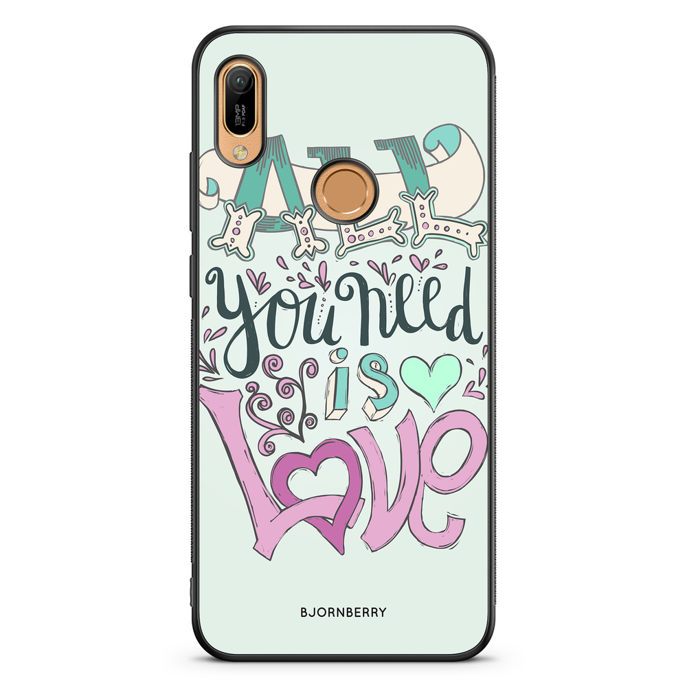Huawei Y6 2019 Case - All You Need Is Love