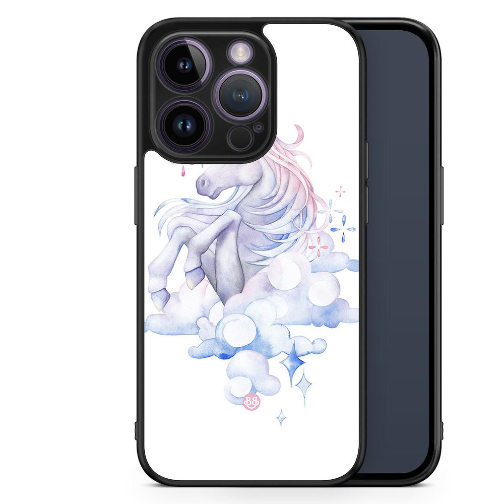 iPhone 14 Pro Case - Watercolor Unicorn
