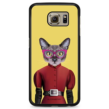 Samsung Galaxy S6 Skal - Hipster Katt