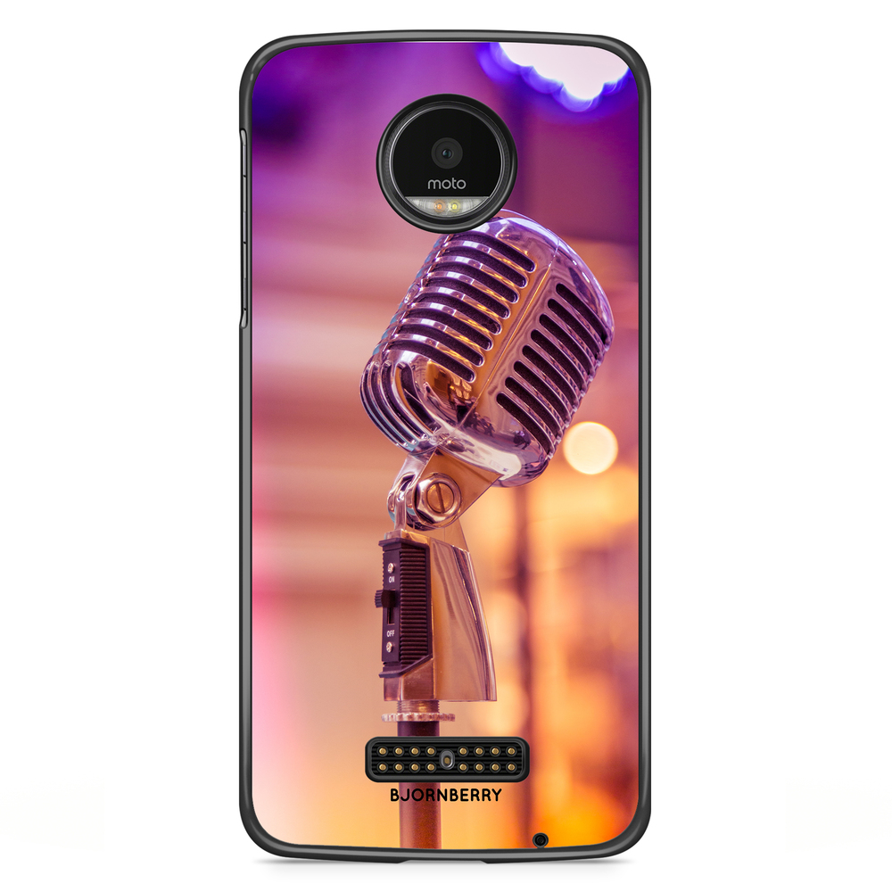 Moto Z2 Play Case - Old Microphone