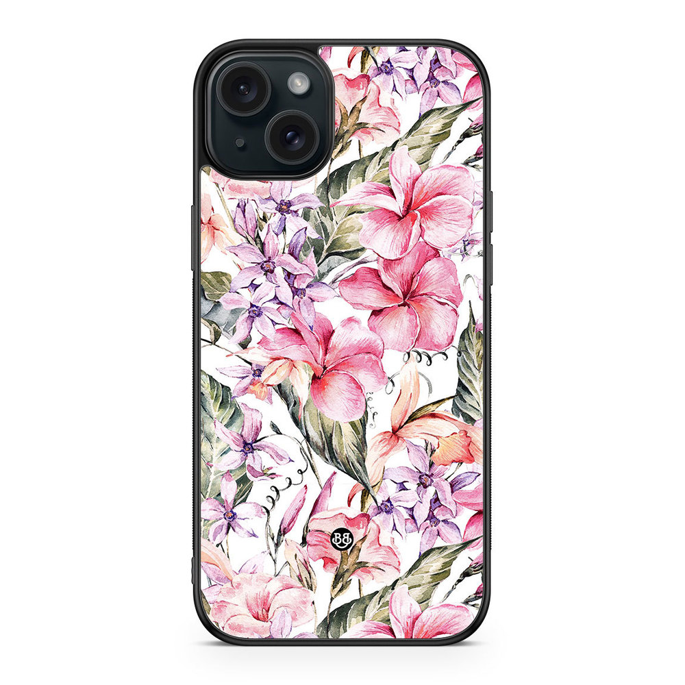 iPhone 15 Plus Case - Watercolor Flowers
