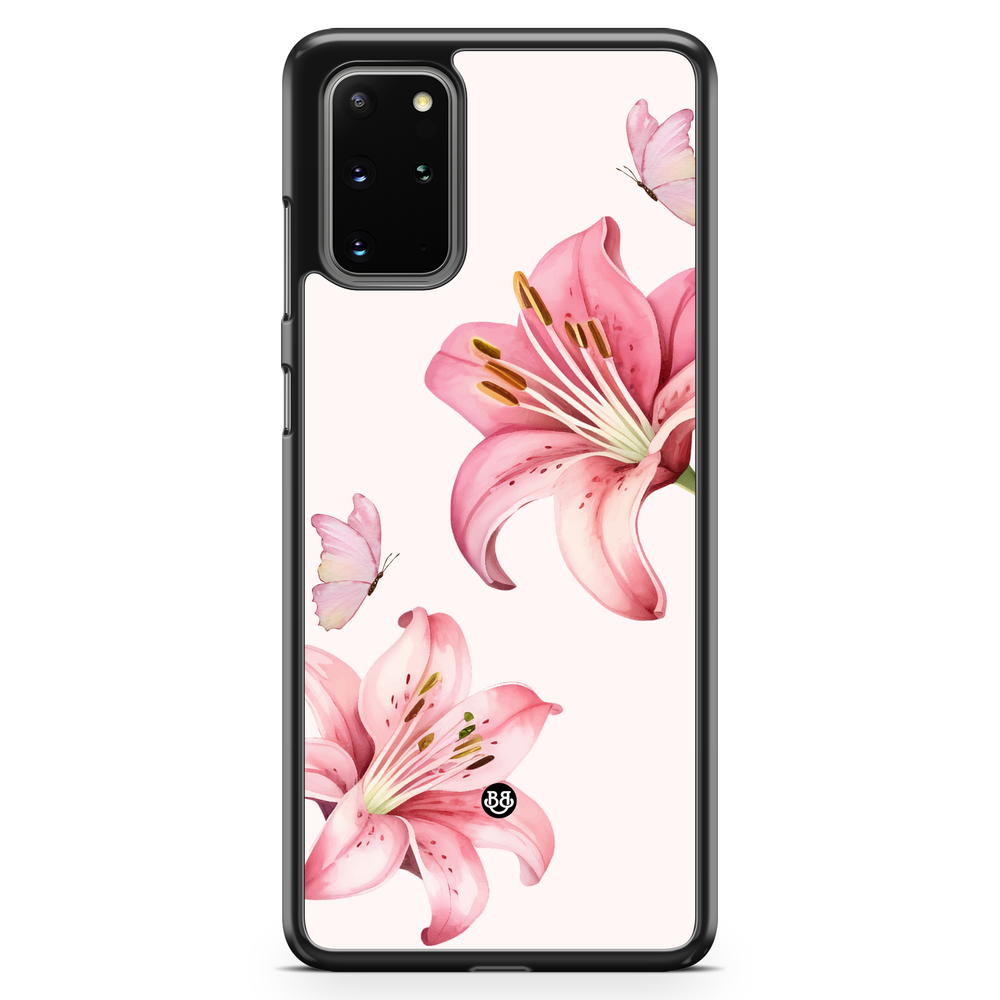 Samsung Galaxy S20 Plus Case - WILD BLOOM - Pink Lily