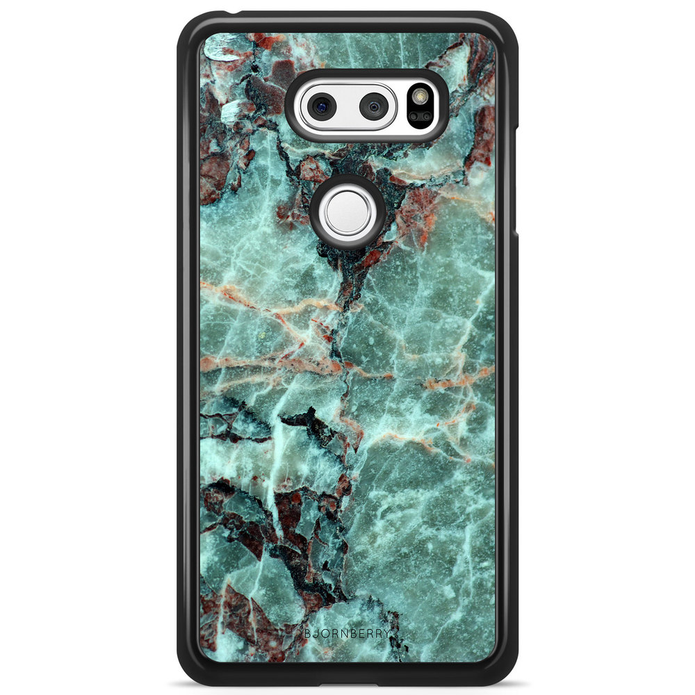 LG V30 Case - Green Marble