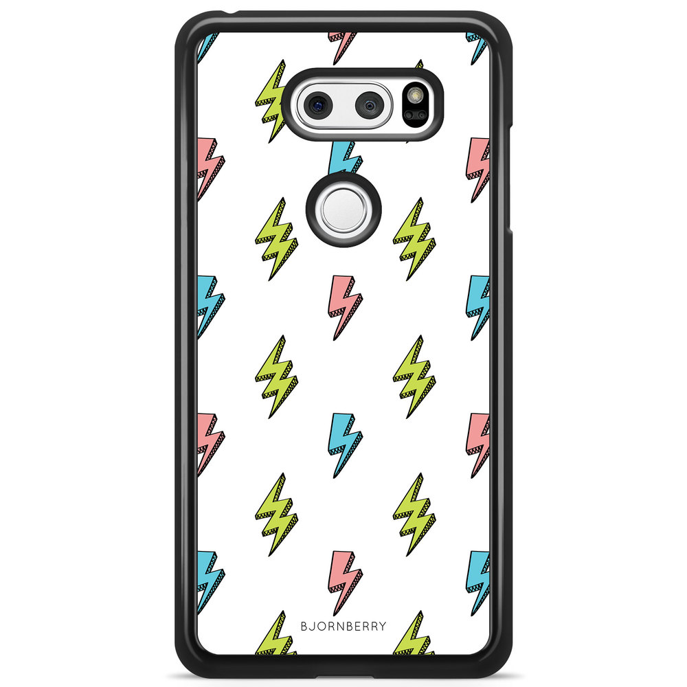 LG V30 Case - Lightning Bolts