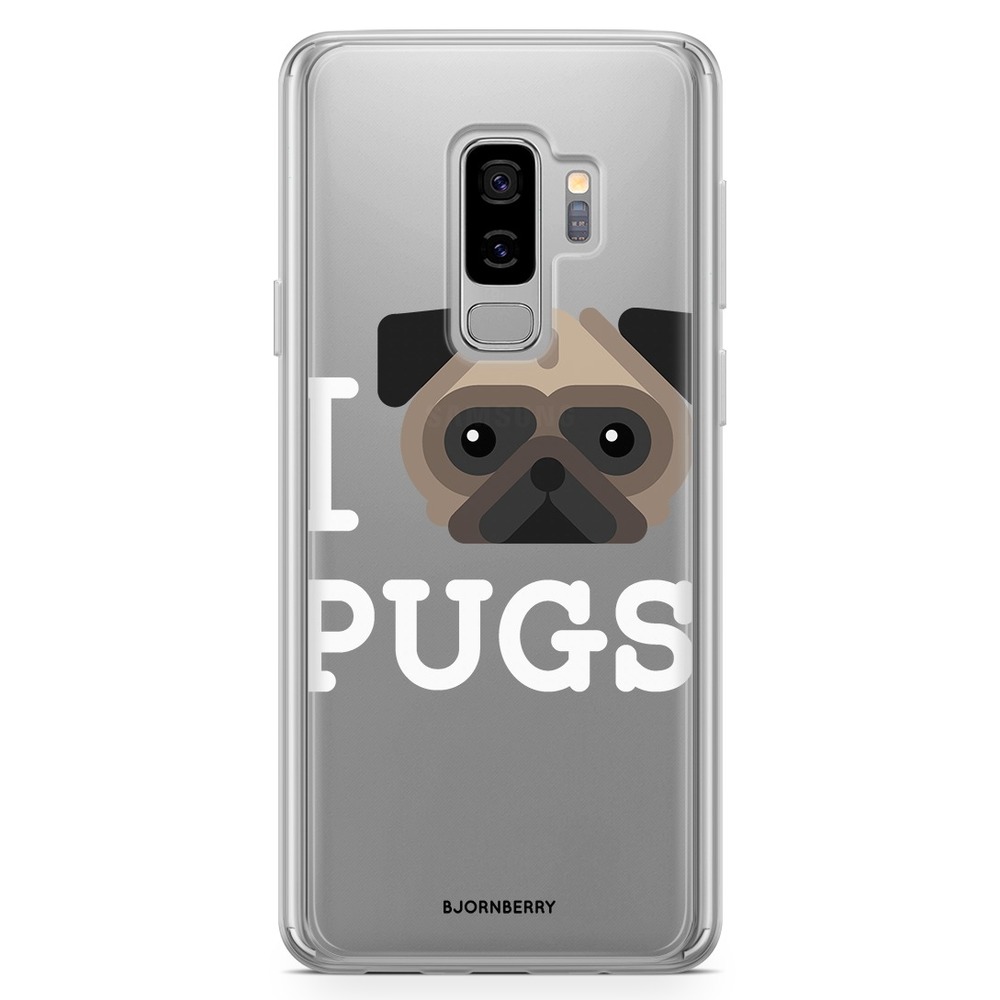 Samsung Galaxy S9 Plus Fashion Case - I Love Pugs
