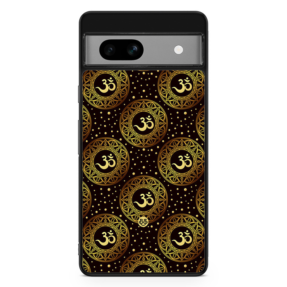 Google Pixel 7a Case - Om Pattern