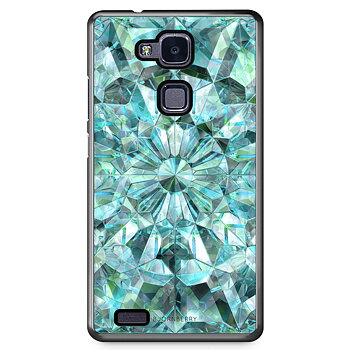 Huawei Honor 5X Skal - Gröna Kristaller