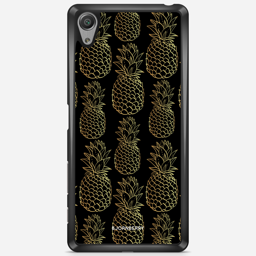Sony Xperia X Performance Case - Gold Pineapples