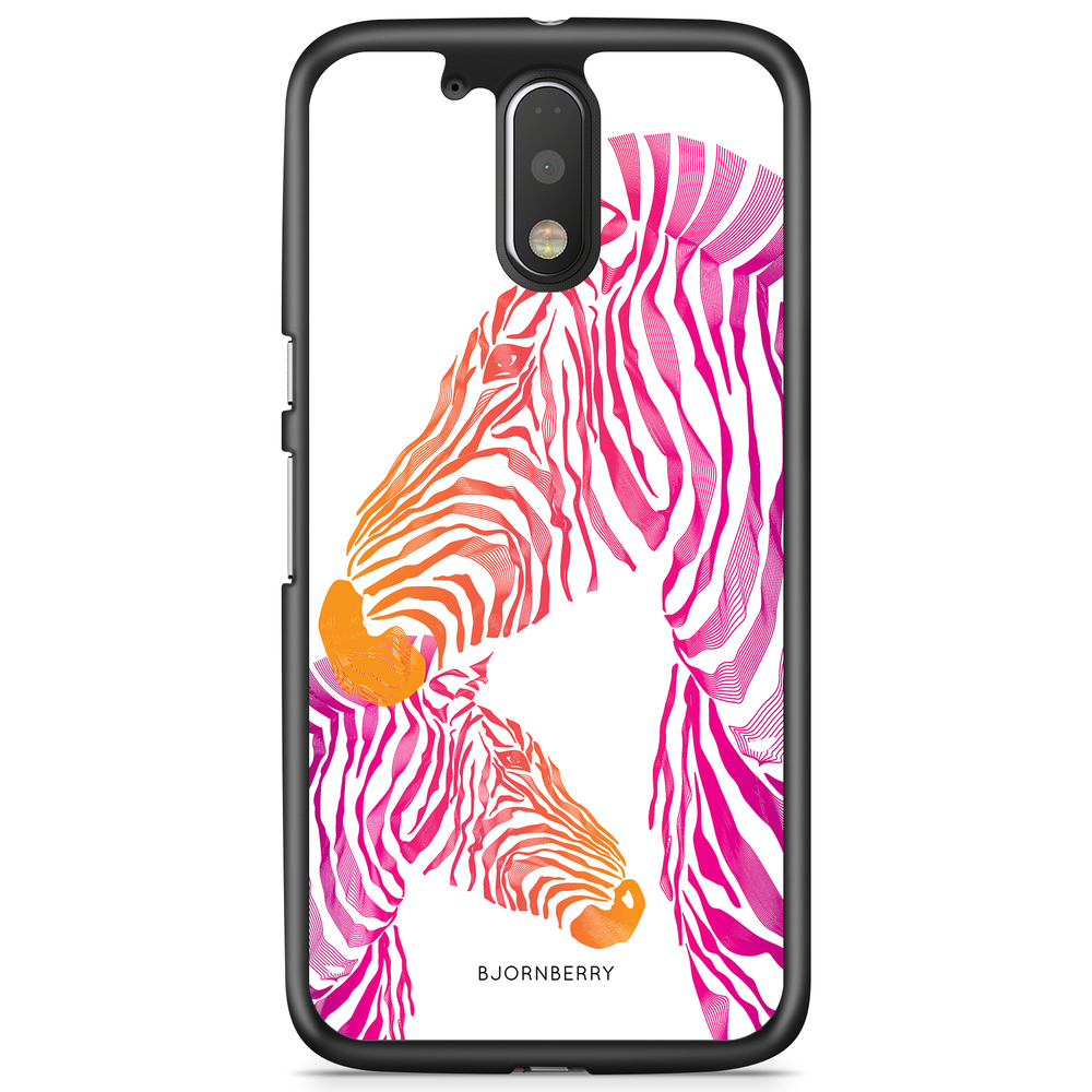 Moto G4/G4 Plus Case - Pink Zebras