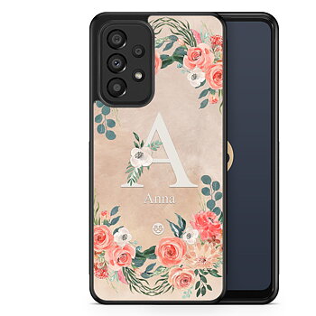 Samsung Galaxy A33 5G Custom Case - Monogram Sand
