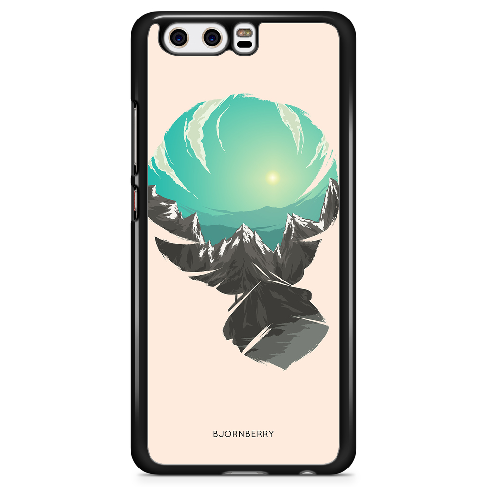 Huawei P10 Plus Case - Baloon Mountain