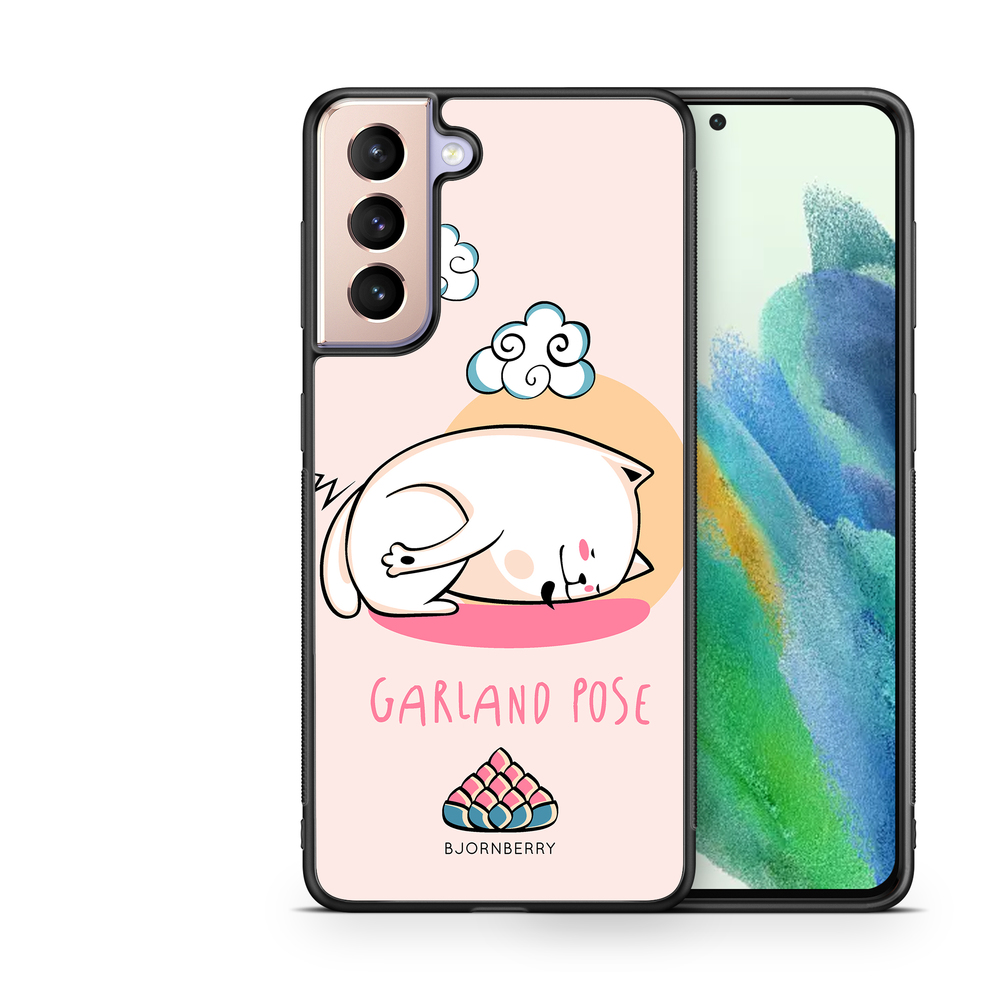 Samsung Galaxy S21 FE 5G Case - Yoga Cat Garland