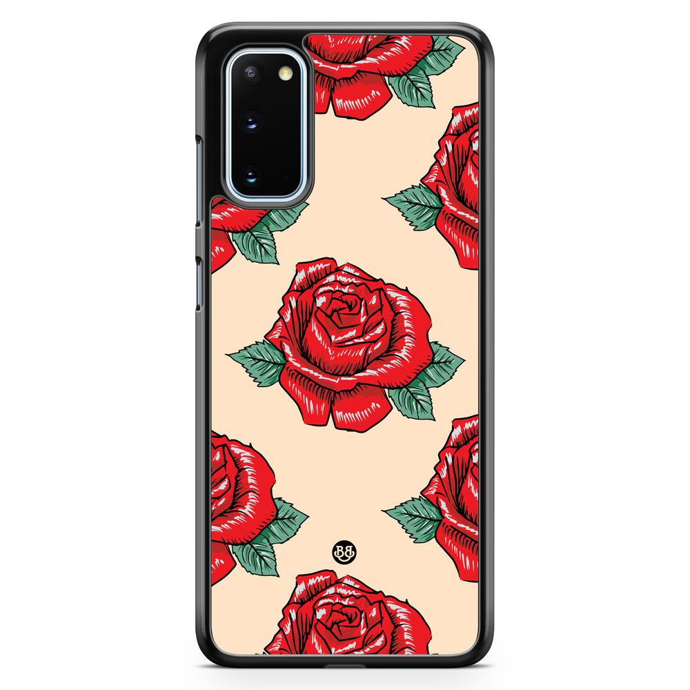 Samsung Galaxy S20 Case - Rose Pattern