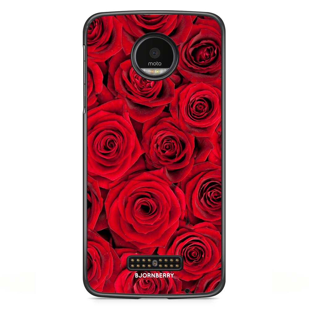 Moto Z2 Play Case - Red Roses