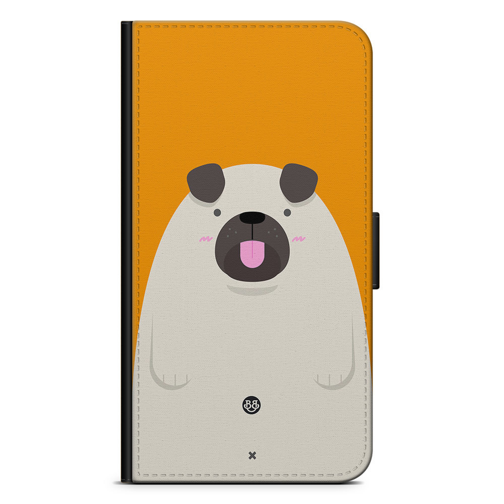 Motorola Moto E40 Wallet Case - Fat Pug