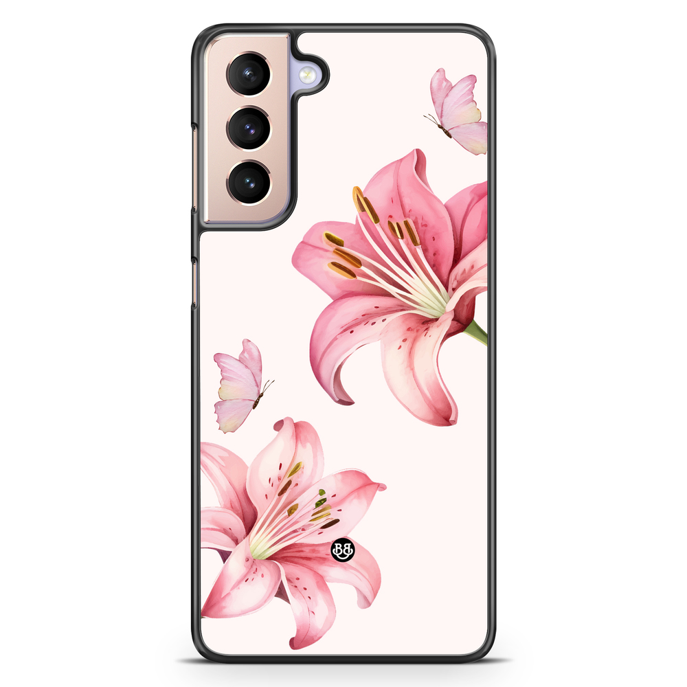 Samsung Galaxy S21 Case - WILD BLOOM - Pink Lily