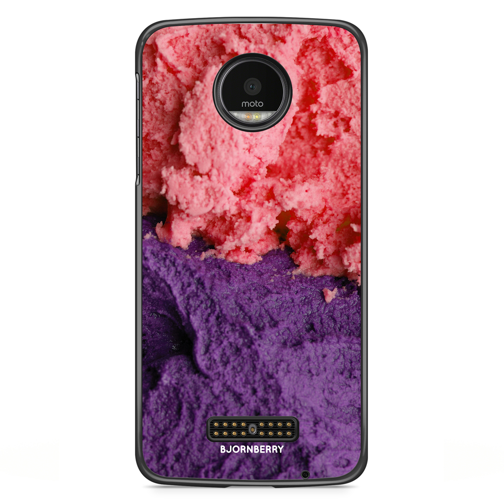 Moto Z2 Play Case - Icecream Pink/Purple