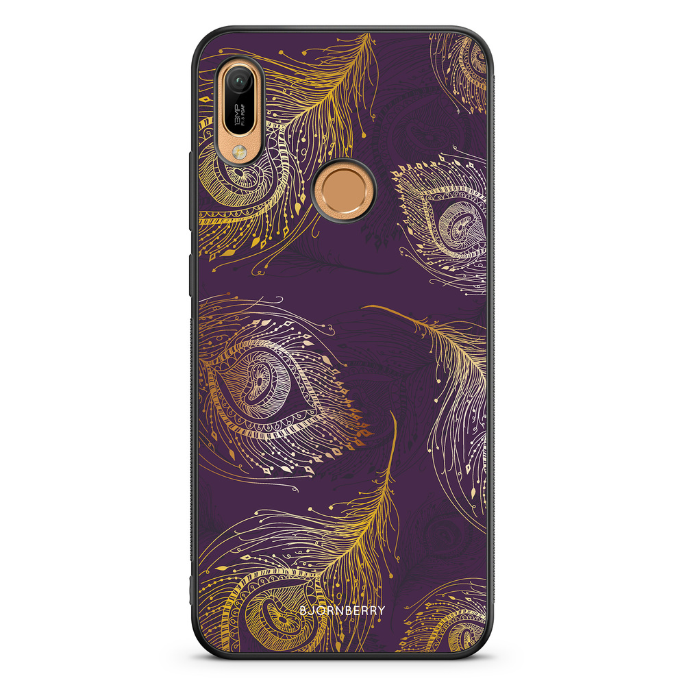 Huawei Y6 2019 Case - Peacock Feathers