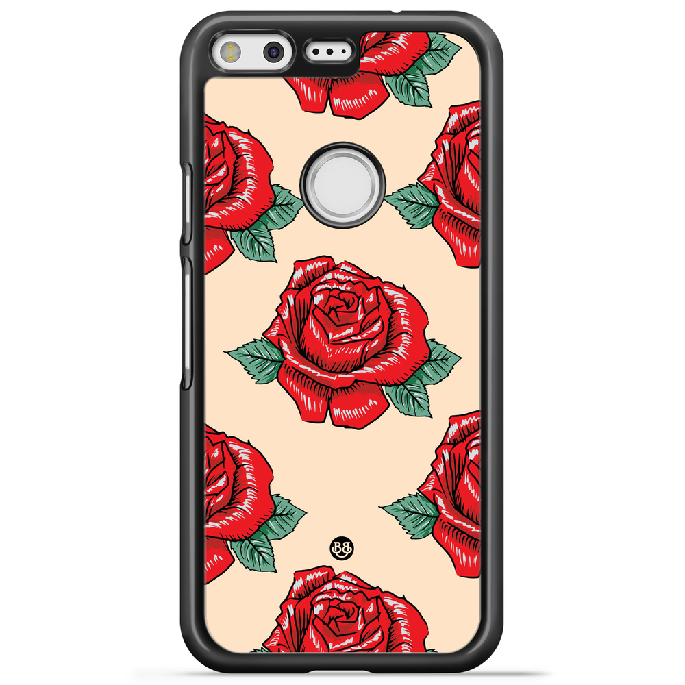 Google Pixel Case - Rose Pattern